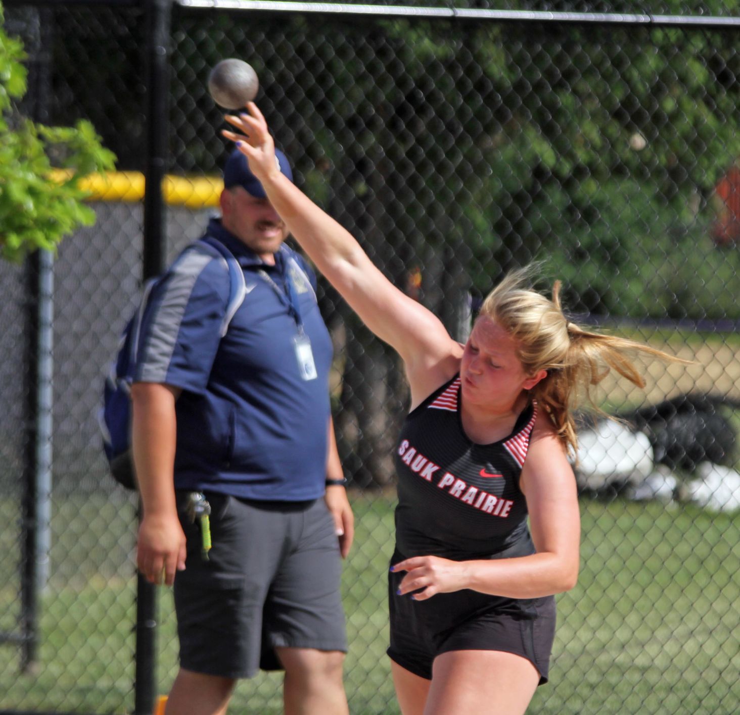 Sauk Prairie shot put